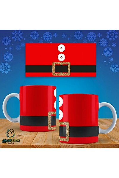 Ghostbastır Design Noel Baba Kupa Bardak - 1 Adet K0344