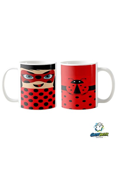 Ghostbastır Design LadyBug Kupa Bardak - 1 Adet K0297