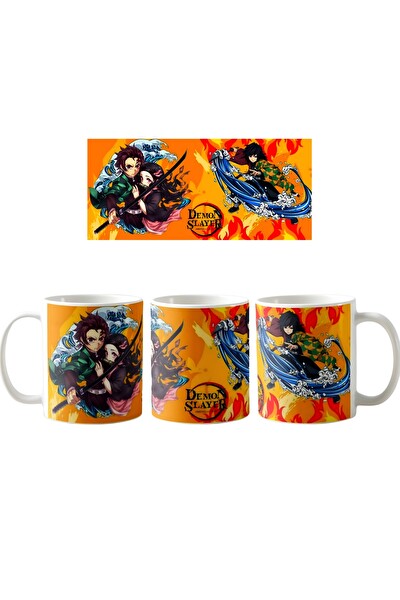 Ghostbastır Design Demon Slayer Kupa Bardak - 1 Adet K021