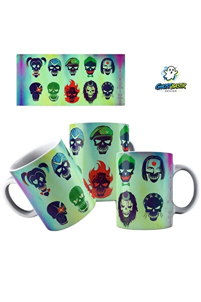 Ghostbastır Design Kurukafalar Kupa Bardak - 1 Adet K0294