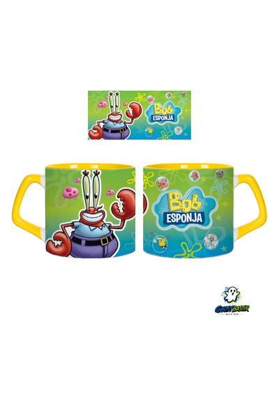 Ghostbastır Design Sünger Bob Kupa Bardak - 1 Adet 0603
