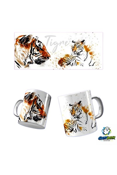 Ghostbastır Design Kaplan Kupa Bardak - 1 Adet K0276