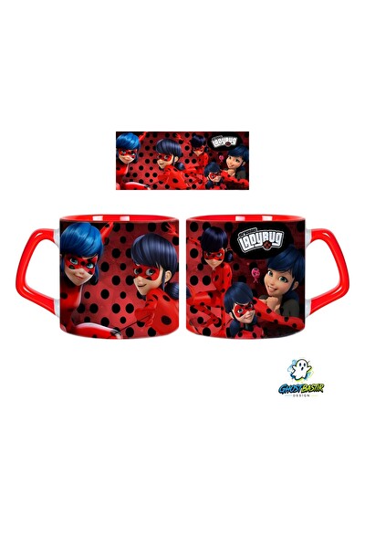 Ghostbastır Design Lady Bug Kupa Bardak - 1 Adet 0671