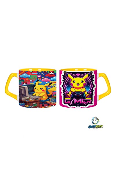 Ghostbastır Design Pikachu Kupa Bardak - 1 Adet 0679