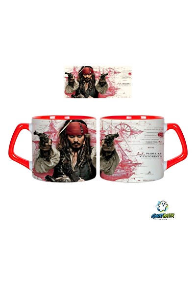 Ghostbastır Design Jack Sparrow Kupa Bardak - 1 Adet 0578