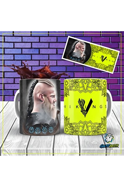 Ghostbastır Design Vikingler Kupa Bardak - 1 Adet K0447
