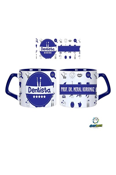 Ghostbastır Design Kişiye Özel Diş Doktoru Kupa Bardak - 1 Adet 0581