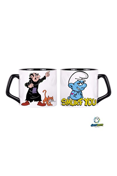 Ghostbastır Design Şirinler Kupa Bardak - 1 Adet 0725