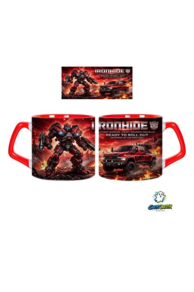 Ghostbastır Design Transformers İronhide Kupa Bardak - 1 Adet 0735