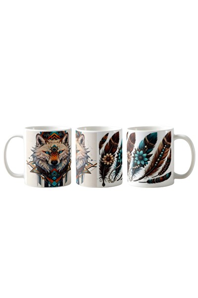 Ghostbastır Design Bohem Kurt Kupa Bardak - 1 Adet K013