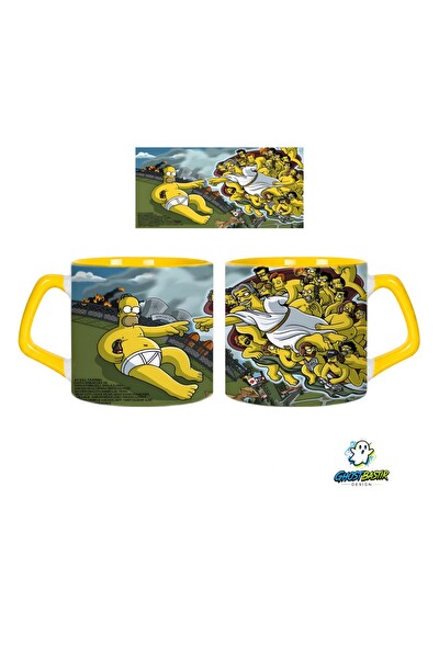 Ghostbastır Design Simpsons Tanrının Eli Kupa Bardak - 1 Adet 0693