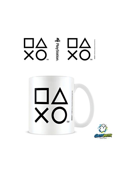 Ghostbastır Design Play Station Kupa Bardak - 1 Adet K0361