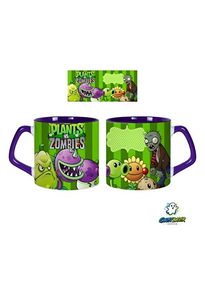 Ghostbastır Design Bitkiler ve Zombiler Kupa Bardak - 1 Adet 0636