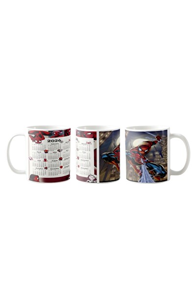 Ghostbastır Design Spider-man Takvim Kupa Bardak - 1 Adet K097