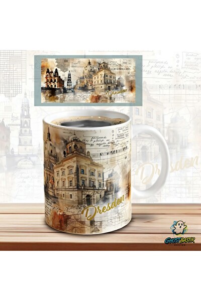 Ghostbastır Design Dresden Kupa Bardak - 1 Adet K0212