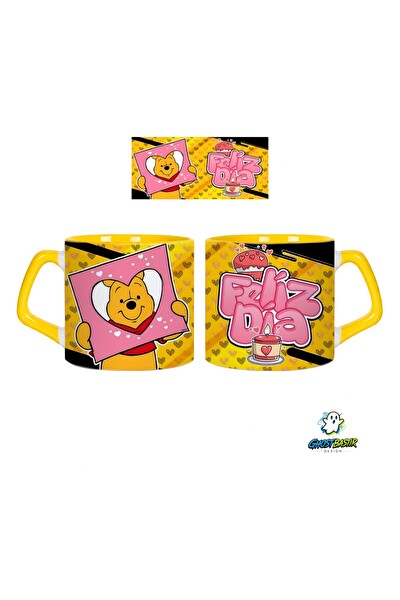 Ghostbastır Design Winnie The Pooh Kupa Bardak - 1 Adet 0612