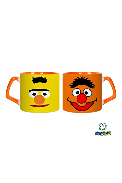 Ghostbastır Design Susam Sokağı Kupa Bardak - 1 Adet 0702