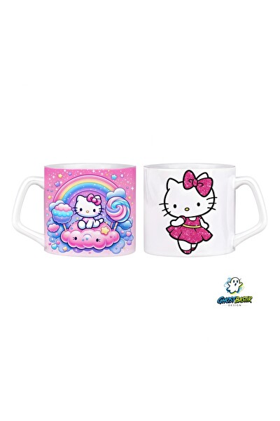 Ghostbastır Design Hello Kitty Kupa Bardak - 1 Adet 0652