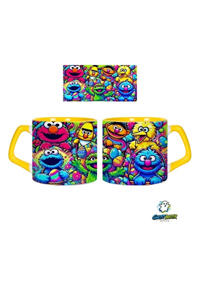 Ghostbastır Design Susam Sokağı Kupa Bardak - 1 Adet 0705