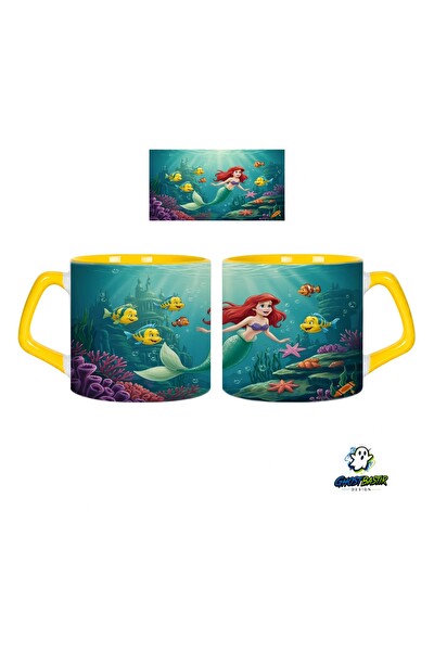 Ghostbastır Design Prenses Ariel Kupa Bardak - 1 Adet 0590