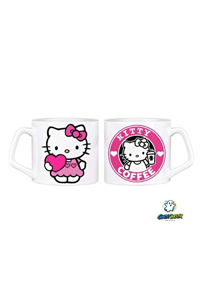 Ghostbastır Design Hello Kitty Kupa Bardak - 1 Adet 0651