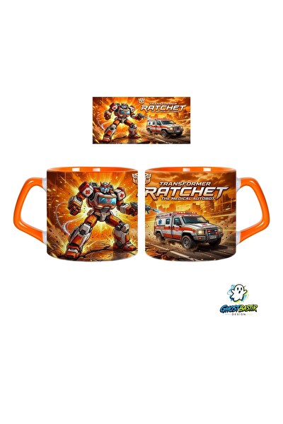 Ghostbastır Design Transformers Ratchet Kupa Bardak - 1 Adet 0739