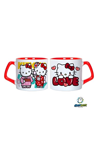 Ghostbastır Design Hello Kitty Kupa Bardak - 1 Adet 0648