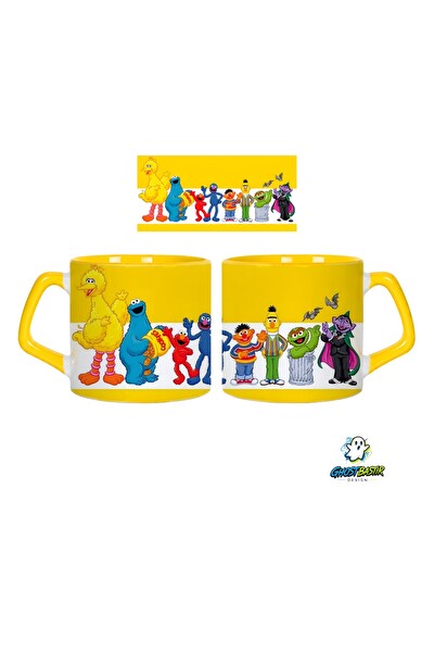 Ghostbastır Design Susam Sokağı Kupa Bardak - 1 Adet 0700