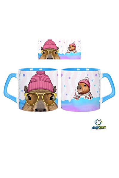 Ghostbastır Design Capybara Kupa Bardak - 1 Adet 0638