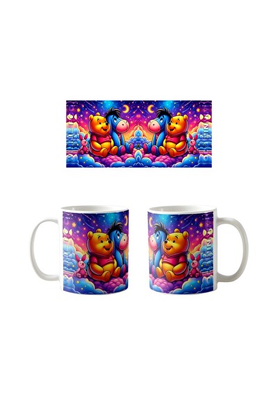 Ghostbastır Design Winnie The Pooh Kupa Bardak - 1 Adet K0136