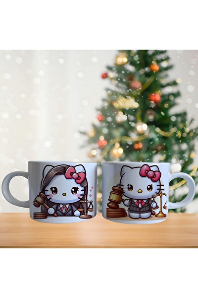 Ghostbastır Design Hakim Hello Kitty Kupa Bardak - 1 Adet 0197