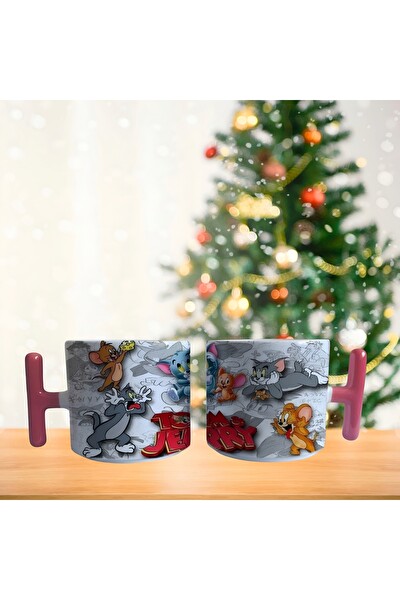 Ghostbastır Design Tom ve Jerry Kupa Bardak - 1 Adet 0519