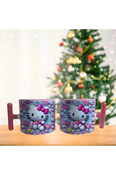 Ghostbastır Design Hello Kitty Kupa Bardak - 1 Adet 0215