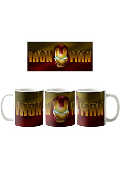 Ghostbastır Design Ironman Kupa Bardak - 1 Adet K059