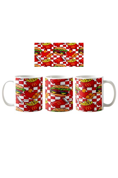 Ghostbastır Design McDonalds Menü Kupa Bardak - 1 Adet K084