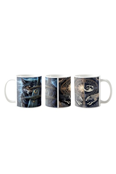 Ghostbastır Design Bozkurt Kupa Bardak - 1 Adet K015