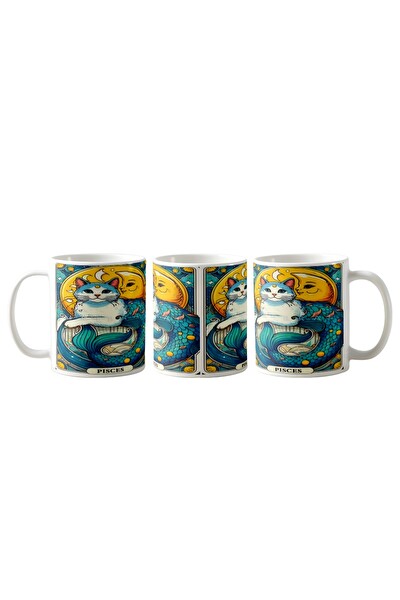 Ghostbastır Design Balık Burcu Kupa Bardak - 1 Adet K008