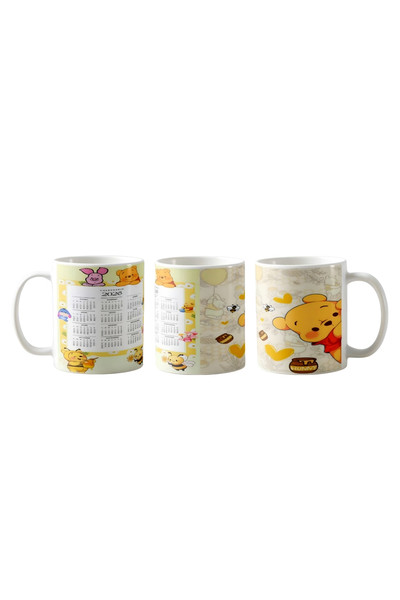 Ghostbastır Design Winnie The Pooh Takvim Kupa Bardak - 1 Adet K0137
