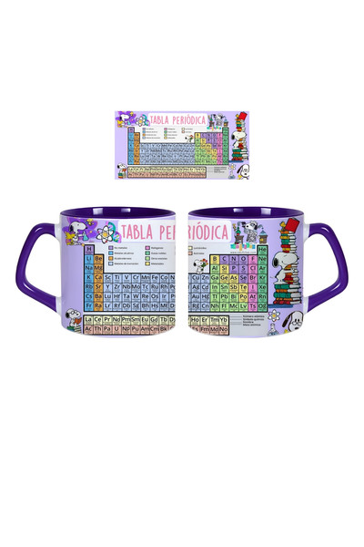 Ghostbastır Design Snoopy Periyodik Tablo Kupa Bardak - 1 Adet 0442
