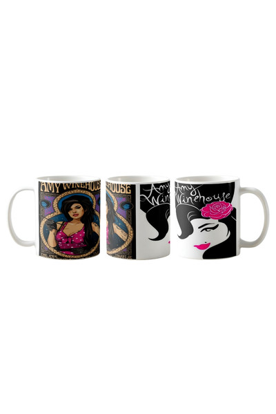Ghostbastır Design Amy Winehouse Kupa Bardak - 1 Adet K002