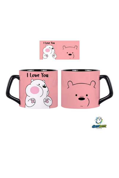 Ghostbastır Design İce Bear Kupa Bardak - 1 Adet 0577