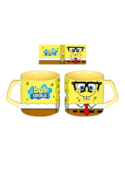 Ghostbastır Design Sünger Bob Kupa Bardak - 1 Adet 0464