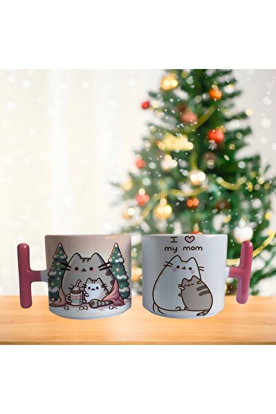 Ghostbastır Design Anneler Günü Pusheen Kupa Bardak - 1 Adet 023