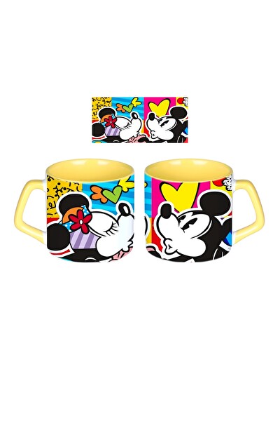 Ghostbastır Design Mickey ve Minnie Kupa Bardak - 1 Adet 0323
