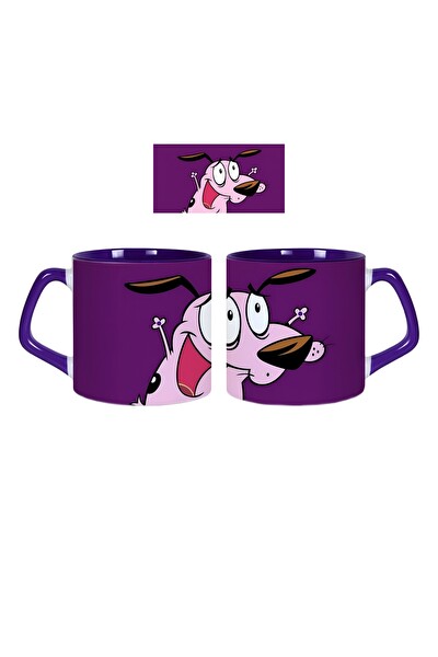 Ghostbastır Design Korkak Köpek Courage Kupa Bardak - 1 Adet 0280