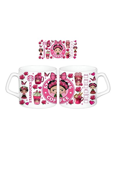 Ghostbastır Design Frida Kahlo Kupa Bardak - 1 Adet 0155