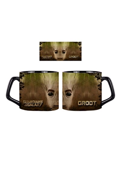 Ghostbastır Design Guardians Galaxy Groot Kupa Bardak - 1 Adet 0194