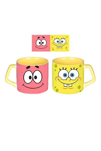 Ghostbastır Design Sünger Bob ve Patrick Kupa Bardak - 1 Adet 0468