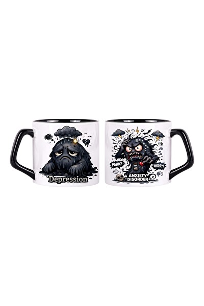 Ghostbastır Design Depresyon Kupa Bardak - 1 Adet 0119