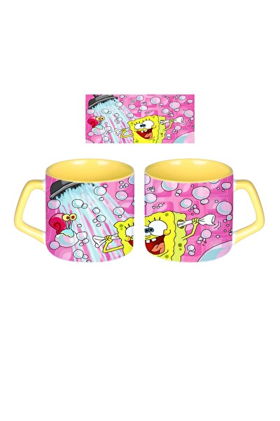 Ghostbastır Design Sünger Bob Kupa Bardak - 1 Adet 0466
